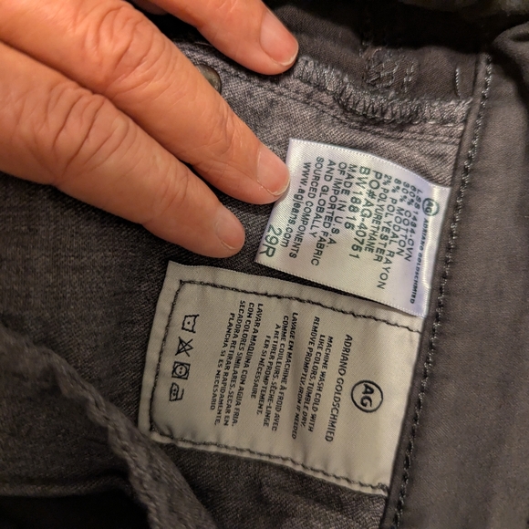 Ag Adriano Goldschmied The Prima Cigarette Leg Jeans in Charcoal Brown - Picture 5 of 7